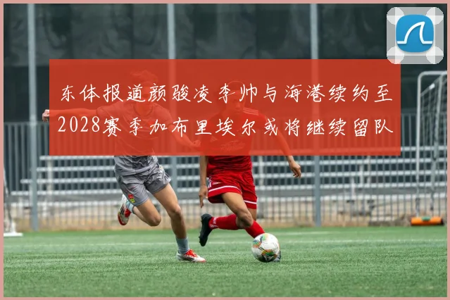东体报道颜骏凌李帅与海港续约至2028赛季加布里埃尔或将继续留队